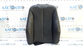 Driver's seat upholstery upper BMW 3 F30 12-18 leather black with red stitching, Sport, heated