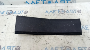 Rear left door sill plate for a 2021-2025 Ford Bronco Sport, black, scratches, needs cleaning