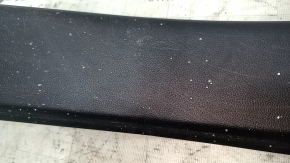 Rear left door sill plate for a 2021-2025 Ford Bronco Sport, black, scratches, needs cleaning