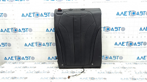 Rear seat back, 2nd row, right, BMW X5 F15 14-18, black Dakota leather, heated, scratches, dented