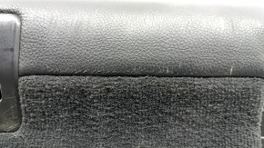 Rear seat backrest, 2nd row, center, BMW X5 F15 14-18, black Dakota leather, dented, scratches, broken fasteners