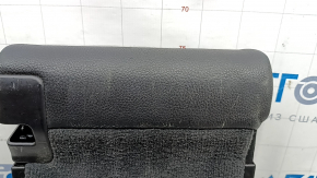 Rear seat backrest, 2nd row, center, BMW X5 F15 14-18, black Dakota leather, dented, scratches, broken fasteners