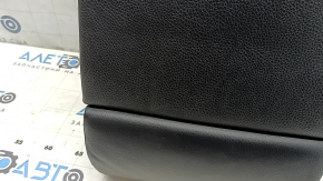 Rear seat backrest, 2nd row, center, BMW X5 F15 14-18, black Dakota leather, dented, scratches, broken fasteners