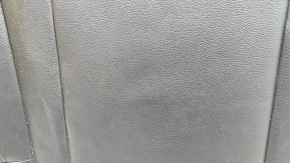 Rear seat cushion, 2nd row, BMW X5 F15 14-18, black Dakota leather, heated, one-piece seat, dented, scratches, needs cleaning