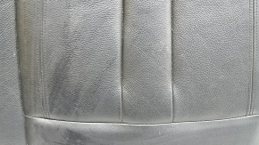 Rear seat cushion, 2nd row, BMW X5 F15 14-18, black Dakota leather, heated, one-piece seat, dented, scratches, needs cleaning