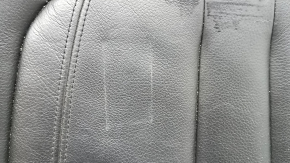 Rear seat cushion, 2nd row, BMW X5 F15 14-18, black Dakota leather, heated, one-piece seat, dented, scratches, needs cleaning