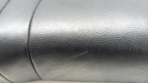 Rear seat cushion, 2nd row, BMW X5 F15 14-18, black Dakota leather, heated, one-piece seat, dented, scratches, needs cleaning