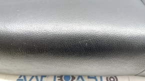 Rear seat cushion, 2nd row, BMW X5 F15 14-18, black Dakota leather, heated, one-piece seat, dented, scratches, needs cleaning