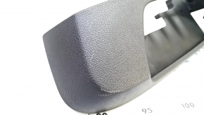 BMW 3 F30 12-18 black passenger seat side trim, electrically controlled, with plug, scratches, crack in mount