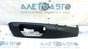 Left side driver's seat trim for BMW 3 F30 12-18, black, electrically controlled, with plug, scratches