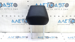 Driver's seat headrest for BMW 3 F30 4d 12-18, black leather, black stitching