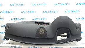 Front dashboard with Airbag BMW X5 F15 14-18, black Dakota leather, for projection, broken mount, broken mounts, scratches, dents, needs cleaning