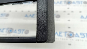 Rear center console trim BMW X5 F15 14-18 black, scratches, broken fasteners