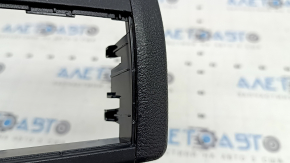 Rear center console trim BMW X5 F15 14-18 black, scratches, broken fasteners