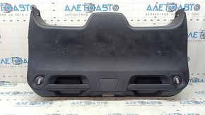 Black lower tailgate trim for a 2021-2025 Ford Bronco Sport with lamps and handles, scratches, and wear.