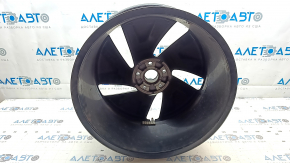 Wheel rim R20 X 8J ET45 Volkswagen ID.4 21-22 black gloss, Drammen, curb, scratches