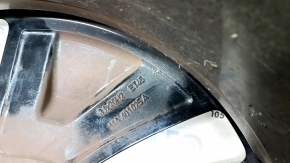 Wheel rim R20 X 8J ET45 Volkswagen ID.4 21-22 black gloss, Drammen, curb, scratches