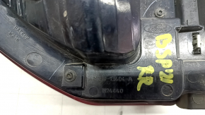 The right headlight of a 2021-25 Ford Bronco Sport is worn out.