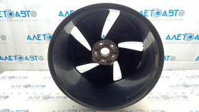 Wheel rim R20 X 9J ET42 Volkswagen ID.4 21-22 black gloss, Drammen, curb, scratches