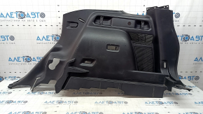 Right arch trim for a 2021-2025 Ford Bronco Sport, black, with hooks, scratches, and wear.