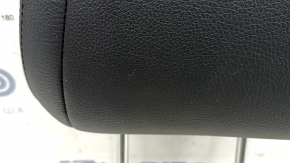BMW X5 F15 14-18 driver's seat headrest, black leather, scratches
