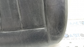 Driver's seat cushion upholstery for BMW X5 F15 14-18, black Dakota leather, heated, cracked, scratches