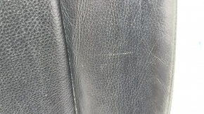 Driver's seat cushion upholstery for BMW X5 F15 14-18, black Dakota leather, heated, cracked, scratches