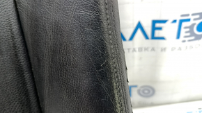 Driver's seat cushion upholstery for BMW X5 F15 14-18, black Dakota leather, heated, cracked, scratches