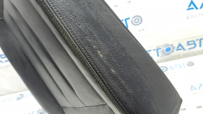 Driver's seat cushion upholstery for BMW X5 F15 14-18, black Dakota leather, heated, cracked, scratches