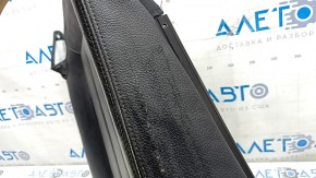 Driver's seat cushion upholstery for BMW X5 F15 14-18, black Dakota leather, heated, cracked, scratches