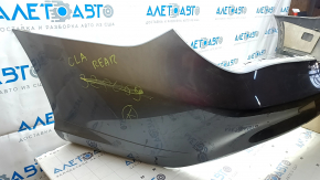 Bare rear bumper Mercedes CLA 14-19 USA, graphite 787, without parking sensors, scratches