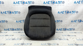 Lower driver's seat trim for Ford Bronco Sport 2021-25, heated, black and dark gray leather combination, ready to clean