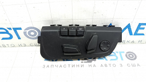 BMW X5 F15 14-18 black driver's seat control with memory and lumbar support