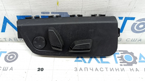 BMW X5 F15 14-18 passenger seat control, black, with lumbar support