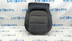 Lower passenger seat trim for a Ford Bronco Sport 2021-25, heated, black and dark gray leather combination, ready to clean