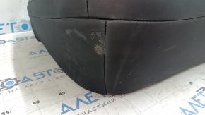 Rear seat cushion for Ford Bronco Sport 2021-25, black and dark gray combination leather, needs cleaning, wrinkled