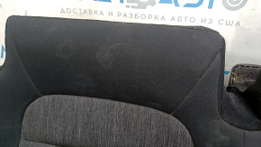 Rear seat cushion for Ford Bronco Sport 2021-25, black and dark gray combination leather, needs cleaning, wrinkled