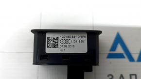 Audi Q8 19-25 trunk lid lock button, black
