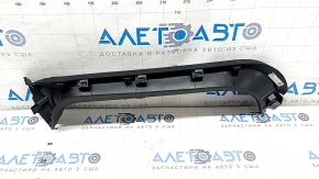 Left tailgate trim for Audi Q8 19-25, black, worn