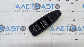 Front left window lift control for BMW 3 F30 12-18 with automatic folding, with black trim, broken mount