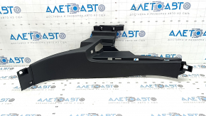 Lower left rear pillar trim for Audi Q8 19-25 black