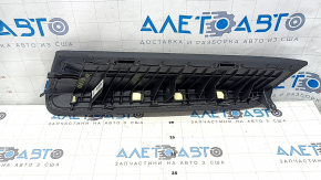 2nd row right side panel for Audi Q8 19-23, black leather, ANTHRAZIT