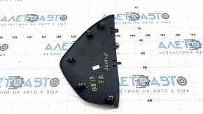 Audi Q8 19-25 right side dashboard trim, black, large, broken mount