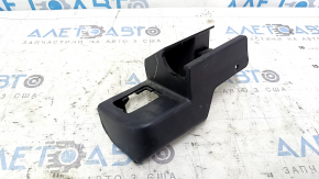 Rear left passenger seat rail pads for a 2021-2025 Ford Bronco Sport, black, without cap, scratches