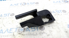 Rear left passenger seat rail pads for a 2021-2025 Ford Bronco Sport, black, without cap, scratches