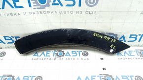 Rear left door arch trim for Audi Q8 19-25, gloss black, scratches, broken fasteners