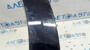 Rear left door arch trim for Audi Q8 19-25, gloss black, scratches, broken fasteners