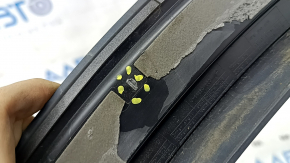 Rear right door arch trim for Audi Q8 19-25, gloss black, scratches, broken fasteners