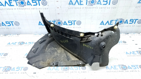 Front right fender liner, front part of Audi A4 B9 17-25, torn fastener