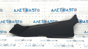Left side center console trim for Audi Q8 19-25, black